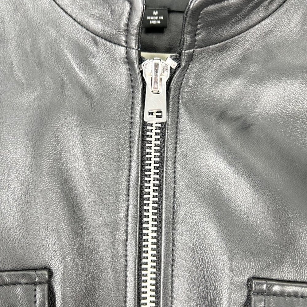 J. Crew Collection Jody Leather Lady Jacket - Picture 5 of 11